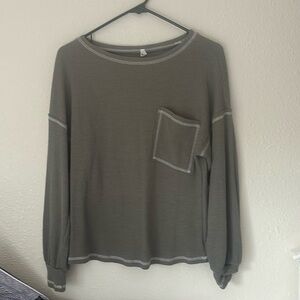 Moment Small Green Knit Sweater
